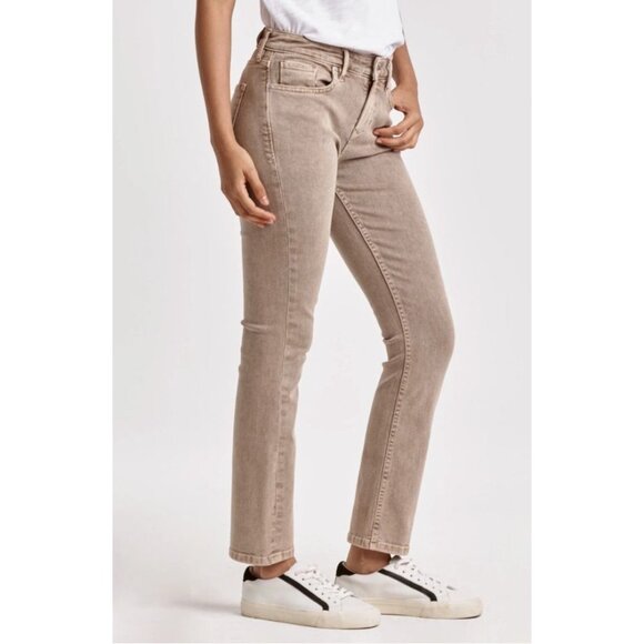 Dear John Women's Blair Straight Leg Jeans in Cashmere - Sz 28" - Picture 3 of 9